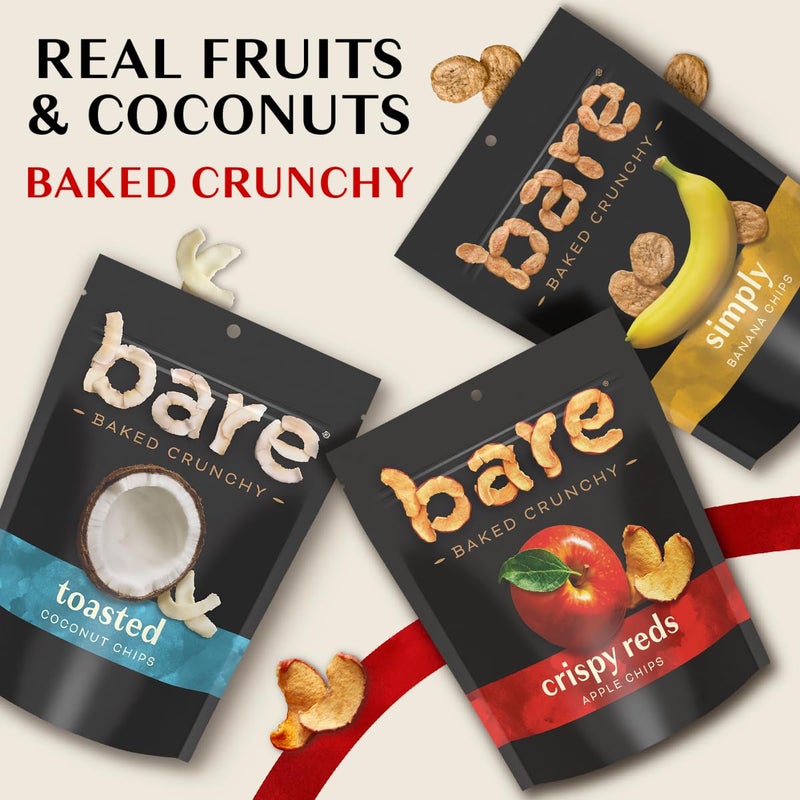 Bare Baked Crunchy, Fruit Variety Pack, 0.53 Ounce (Pack of 16) - Image 4